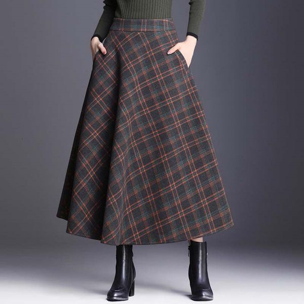wool autumn and winter women's skirts chess fashion big ladies long elegant jupe femme skirt f2312 dkl5, Black
wool autumn and winter women's skirts chess fashion big ladies long elegant jupe femme skirt f2312 dkl5, Black