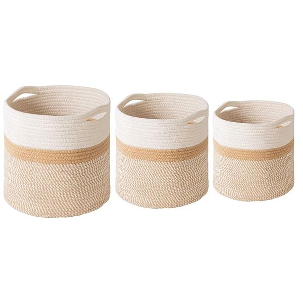 storage baskets bins organizer baskets, round woven basket for toys, clothes, shelves nursery
storage baskets bins organizer baskets, round woven basket for toys, clothes, shelves nursery