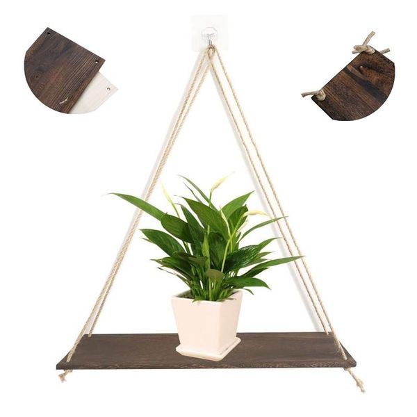 hooks & rails flower pot rack nordic style wood swing hanging rope wall mounted shelves plant indoor outdoor decoration simple design
hooks & rails flower pot rack nordic style wood swing hanging rope wall mounted shelves plant indoor outdoor decoration simple design