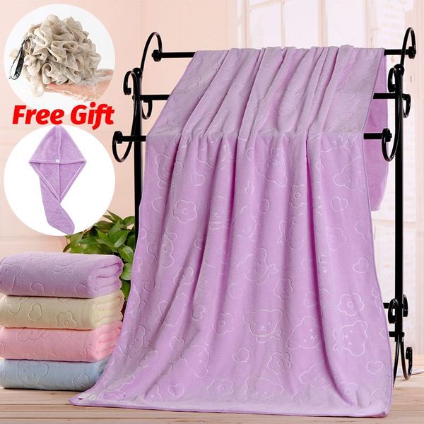 towel 70 x140cm microfiber absorbent bath towel, soft shower quick-drying flower + cap
towel 70 x140cm microfiber absorbent bath towel, soft shower quick-drying flower + cap
