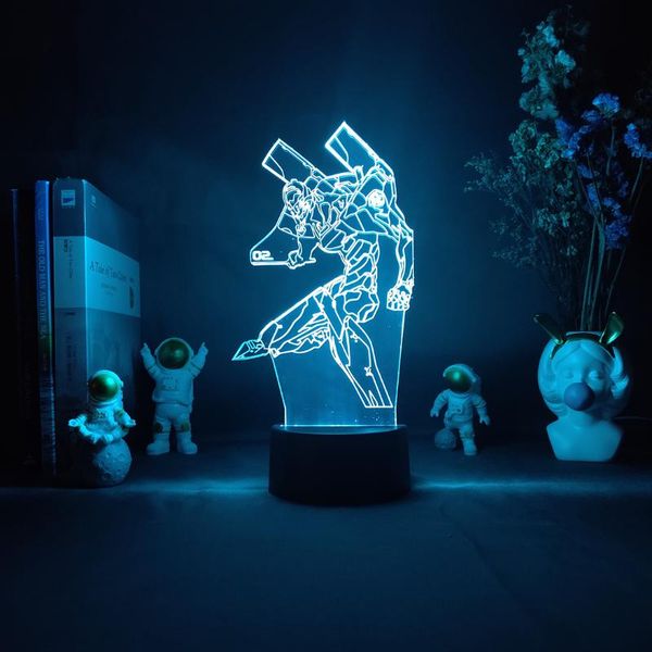 night lights eva-02 upward lighting acrylic model from eva anime light rgb flashing usb lamp otaku gaming room desksetup home decor
night lights eva-02 upward lighting acrylic model from eva anime light rgb flashing usb lamp otaku gaming room desksetup home decor