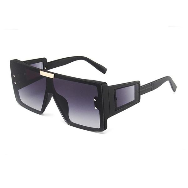 sunglasses 2021 style european and american trendy one-piece big frame widened temples with piece modern women, White;black
sunglasses 2021 style european and american trendy one-piece big frame widened temples with piece modern women, White;black