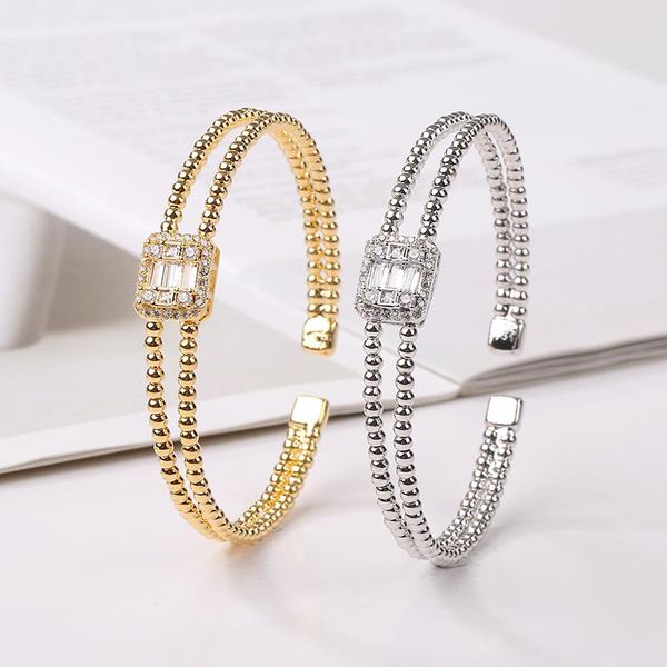 bangle 2021 trendy ladies classic bracelet high-end temperament square zircon high-quality fashion accessories for women jewelry, Black
bangle 2021 trendy ladies classic bracelet high-end temperament square zircon high-quality fashion accessories for women jewelry, Black