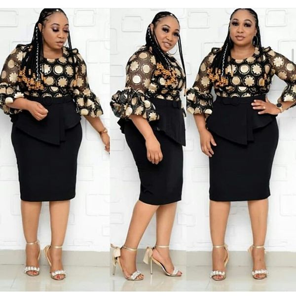 dresses 2 piece set sequined africa clothes african new dashiki fashion suit and skirt super elastic party plus size for lady, Black;gray
dresses 2 piece set sequined africa clothes african new dashiki fashion suit and skirt super elastic party plus size for lady, Black;gray