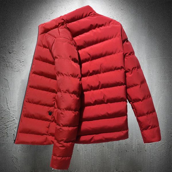 men's down & parkas autumn jacket men casual coat puffer solid color outwear cotton padded fashion clothing warm fall, Black
men's down & parkas autumn jacket men casual coat puffer solid color outwear cotton padded fashion clothing warm fall, Black