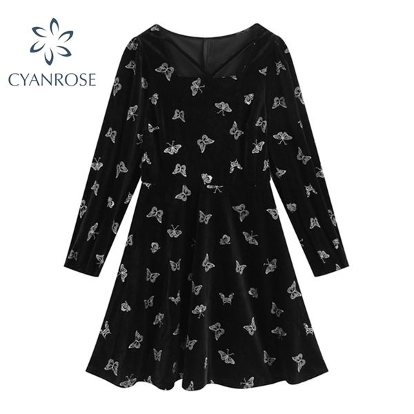 flannel vintage short dress women elegant square collar french romantic vestidos female long sleeve black 210515, Black;gray
flannel vintage short dress women elegant square collar french romantic vestidos female long sleeve black 210515, Black;gray