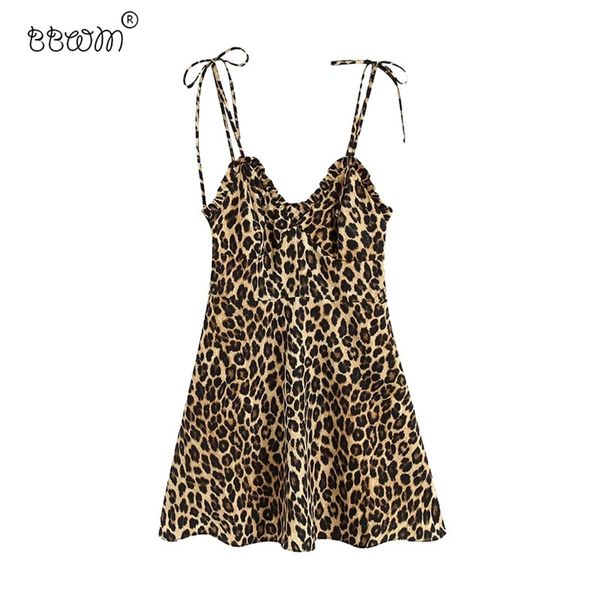 women vintage chic leopard print mini dress fashion v neck side zipper straps dresses vestidos mujer 210531, Black;gray
women vintage chic leopard print mini dress fashion v neck side zipper straps dresses vestidos mujer 210531, Black;gray