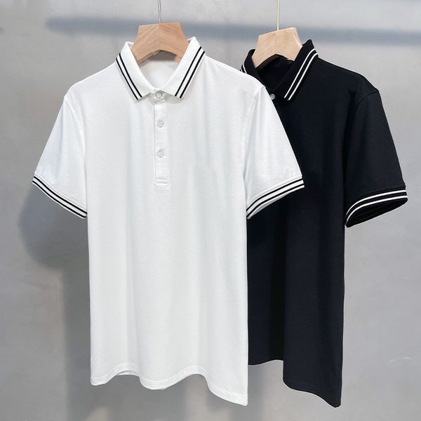 2021 polo t-shirt lapel shirt men's short sleeve casual designers t shirts mens, White;black
2021 polo t-shirt lapel shirt men's short sleeve casual designers t shirts mens, White;black