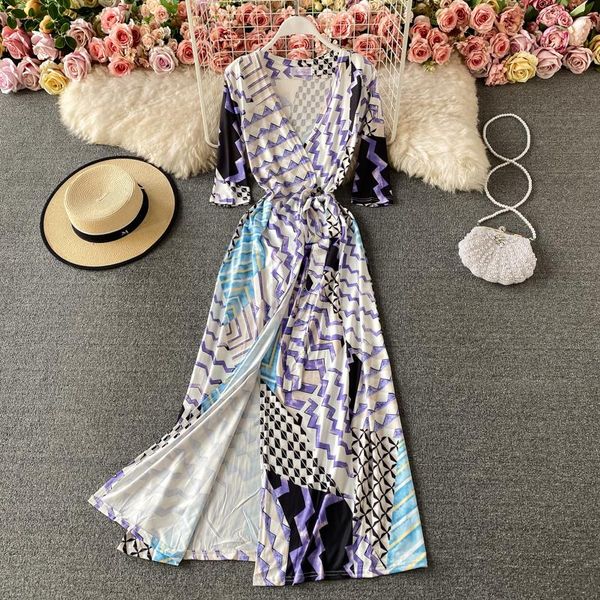 summer 2021 style and elegance maxi vestidos women's v-neck lace-up waist split print one-piece wrap dress c655 casual dresses, Black;gray
summer 2021 style and elegance maxi vestidos women's v-neck lace-up waist split print one-piece wrap dress c655 casual dresses, Black;gray