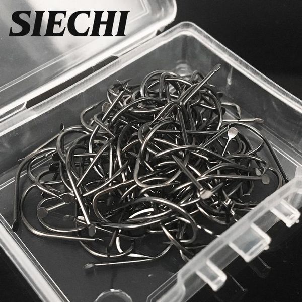 fishing hooks 100pcs 1 box steel fishhooks carp jig head set pesca high carbontackle siechi 4#-14#
fishing hooks 100pcs 1 box steel fishhooks carp jig head set pesca high carbontackle siechi 4#-14#