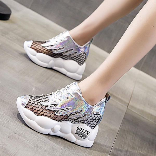 dress shoes inner increase women's casual sports summer fashion net yarn breathable 8cm thick-soled large size 35-40, Black
dress shoes inner increase women's casual sports summer fashion net yarn breathable 8cm thick-soled large size 35-40, Black
