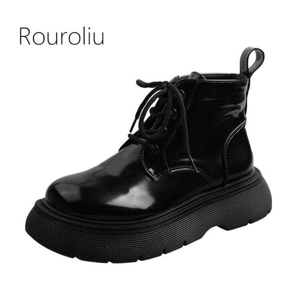 boots 2021 autumn winter lace-up thick platform ankle women round toe walking female comfort casual shoes, Black
boots 2021 autumn winter lace-up thick platform ankle women round toe walking female comfort casual shoes, Black