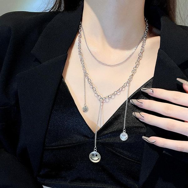 chokers fashion modern necklace two layer round lady silver jewelry, Golden;silver
chokers fashion modern necklace two layer round lady silver jewelry, Golden;silver