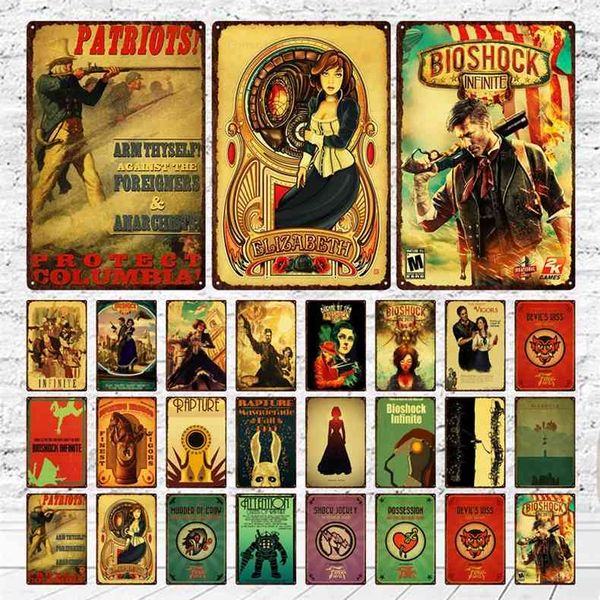 shooting game tin sign infinite retro meatl plaques vintage wall art iron painting for home bar decorationa
shooting game tin sign infinite retro meatl plaques vintage wall art iron painting for home bar decorationa