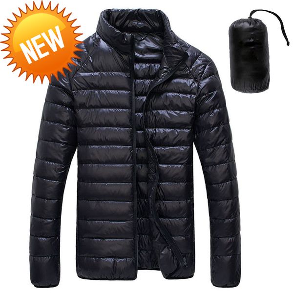 autumn winter down jacket men casual stand collar ultra light parka coat portable outwear windproof white duck 6xl, Black
autumn winter down jacket men casual stand collar ultra light parka coat portable outwear windproof white duck 6xl, Black