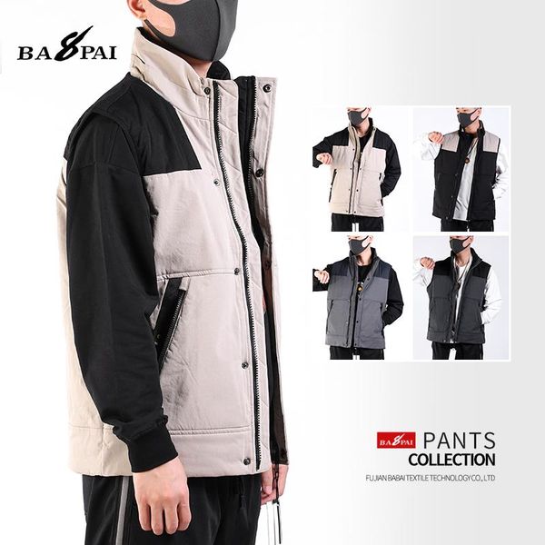 men's vests bapai street fashion sleeveless jacket polyester casual vest shirt outdoor fishing autumn comfortable windbreaker, Black;white
men's vests bapai street fashion sleeveless jacket polyester casual vest shirt outdoor fishing autumn comfortable windbreaker, Black;white