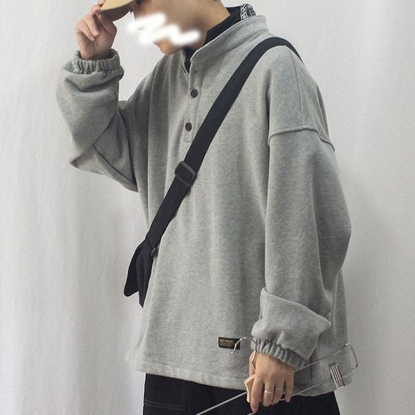 men vintage harajuku streetwear 2021 mens streetwear causal japanese sweatshirts male korean fashion solid japanese streetwear, Black
men vintage harajuku streetwear 2021 mens streetwear causal japanese sweatshirts male korean fashion solid japanese streetwear, Black