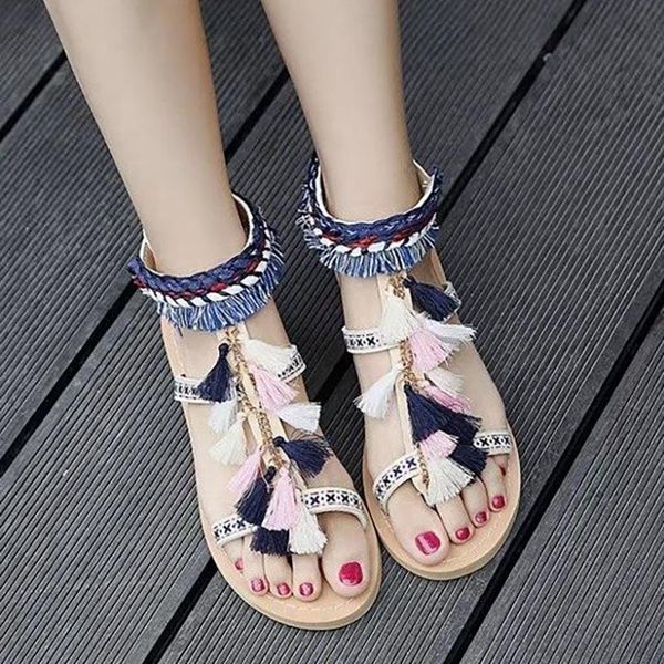 summer folk-custom tassel ladies outdoor beach slippers women soft-slip non-slip sandals nvlx81, Black
summer folk-custom tassel ladies outdoor beach slippers women soft-slip non-slip sandals nvlx81, Black