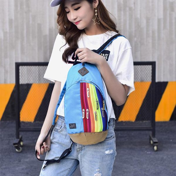 summer travel bag women's backpack fashion rainbow messenger chest children parent-child dual-use waist bags
summer travel bag women's backpack fashion rainbow messenger chest children parent-child dual-use waist bags