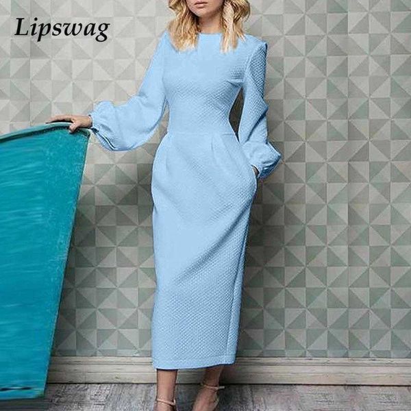 autumn o neck long sleeve party dress women elegant puff shoulder slim long dress spring solid pocket office lady dress vestidos y1006, Black;gray
autumn o neck long sleeve party dress women elegant puff shoulder slim long dress spring solid pocket office lady dress vestidos y1006, Black;gray