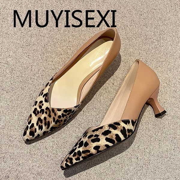 dress shoes leopard pumps women pointed toe shallow 5.5cm high heels office ladies spring daily wear elegant pdl05 muyisexi, Black
dress shoes leopard pumps women pointed toe shallow 5.5cm high heels office ladies spring daily wear elegant pdl05 muyisexi, Black
