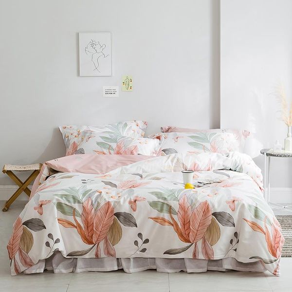flowers leaves prined 100%cotton ultra soft bedding set kids girls twin king size duvet cover fitted sheet/bed sheet sets
flowers leaves prined 100%cotton ultra soft bedding set kids girls twin king size duvet cover fitted sheet/bed sheet sets