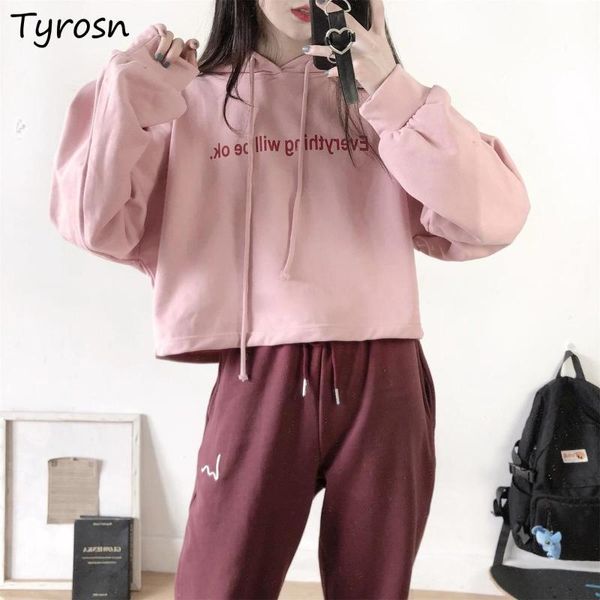 women's hoodies & sweatshirts with hat women design sweet all-match letter printing loose fashion preppy style chic cropped outwear muj, Black
women's hoodies & sweatshirts with hat women design sweet all-match letter printing loose fashion preppy style chic cropped outwear muj, Black