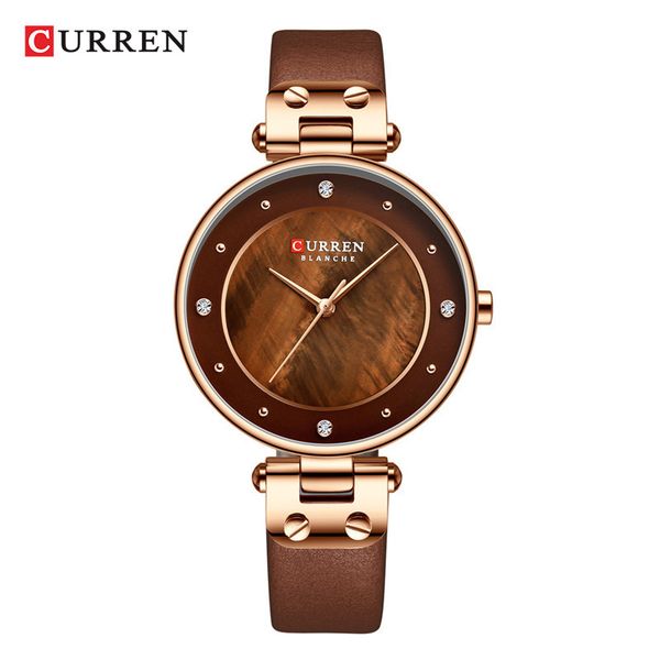 curren watches 9056l womens wristwatches reloj mujer hi-end brand leather strap valisere wristwatch for women blue clock stylish quartz ladi, Slivery;brown
curren watches 9056l womens wristwatches reloj mujer hi-end brand leather strap valisere wristwatch for women blue clock stylish quartz ladi, Slivery;brown
