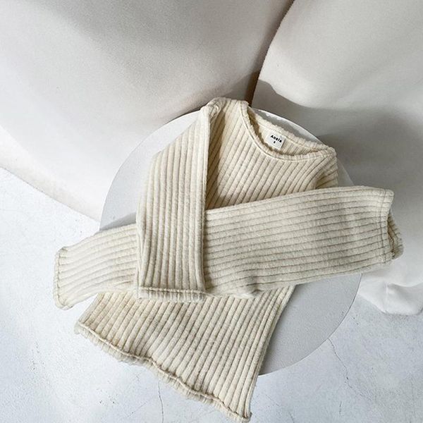 autumn winter infant children's clothing baby boys and girls clothes set ribbed sweater bottom shirts + pants suit 2 piece sets, White
autumn winter infant children's clothing baby boys and girls clothes set ribbed sweater bottom shirts + pants suit 2 piece sets, White