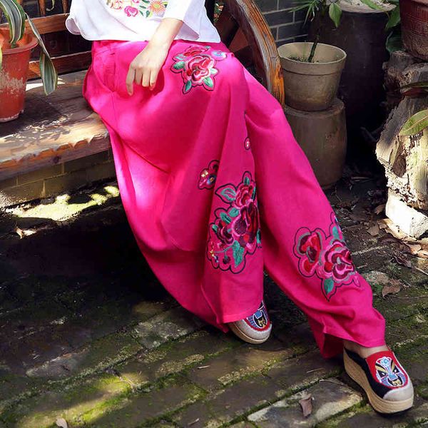women's pants & capris ethnic style women floral embroidery vintage spring autumn casual loose elastic waist cotton linen trouser, Black;white
women's pants & capris ethnic style women floral embroidery vintage spring autumn casual loose elastic waist cotton linen trouser, Black;white