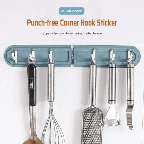 multifunctional punch-corner hook sticker wall for kitchen bathroom bedroom home fas6 hooks & rails
multifunctional punch-corner hook sticker wall for kitchen bathroom bedroom home fas6 hooks & rails