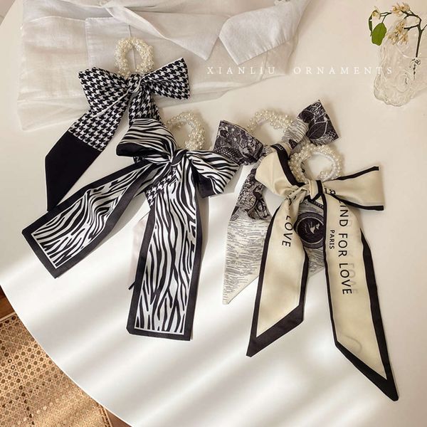 scarf net red silk hair band women's binding hair pearl streamer bow knot headrope circle summer headwear
scarf net red silk hair band women's binding hair pearl streamer bow knot headrope circle summer headwear