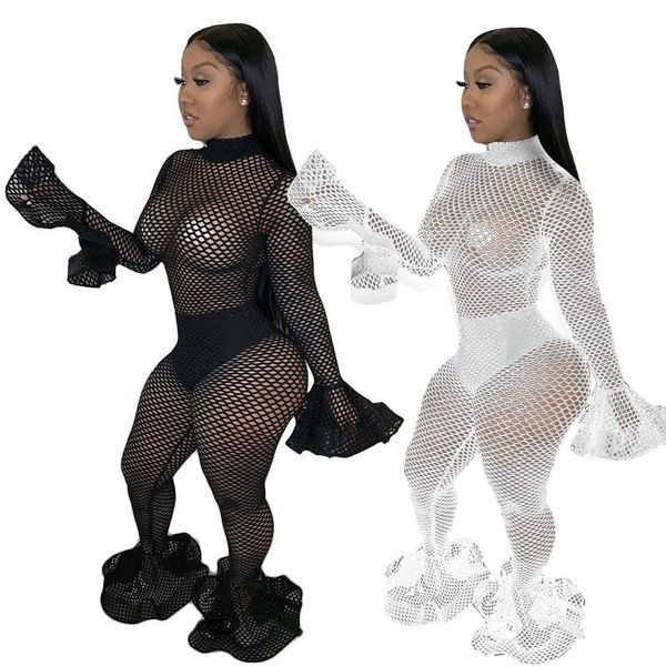 women's jumpsuits & rompers adfvat hollow out gridding women high waist sheath party romper flare sleeve elegant my-k9518, Black;white
women's jumpsuits & rompers adfvat hollow out gridding women high waist sheath party romper flare sleeve elegant my-k9518, Black;white