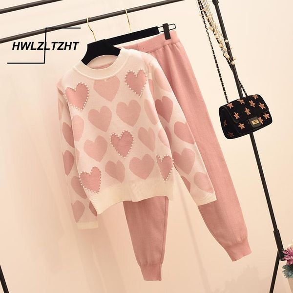 2 pieces beading sweater set women knitted + loose trousers pullover sweater+ carrot pants women's two piece, White
2 pieces beading sweater set women knitted + loose trousers pullover sweater+ carrot pants women's two piece, White
