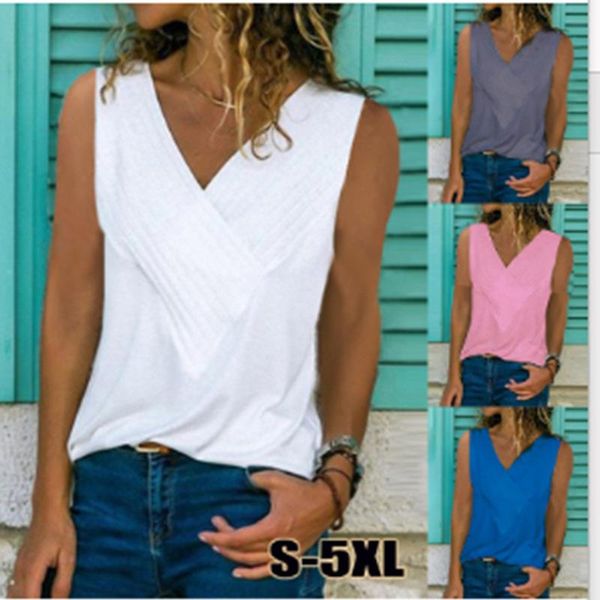 women's t-shirt summer t shirt women europe united states 2021 pure color small vest female tee tshirts drop ysu222, White
women's t-shirt summer t shirt women europe united states 2021 pure color small vest female tee tshirts drop ysu222, White