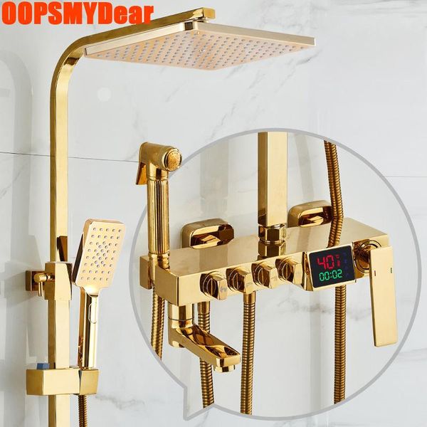 bathroom shower sets gold thermostatic bath system cold digital set wall mount spa rain fall faucet bathtub rainshower tap
bathroom shower sets gold thermostatic bath system cold digital set wall mount spa rain fall faucet bathtub rainshower tap
