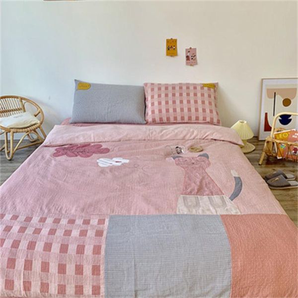 bedding sets double-layer yarn children's cotton set 4pcs cartoon cute duvet cover bed sheet pillowcase kids
bedding sets double-layer yarn children's cotton set 4pcs cartoon cute duvet cover bed sheet pillowcase kids