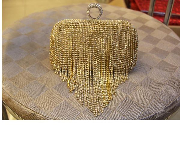 duffel bags 2021 ladies rhinestone shiny tassel clutch bag women night party bride gold and silver
duffel bags 2021 ladies rhinestone shiny tassel clutch bag women night party bride gold and silver