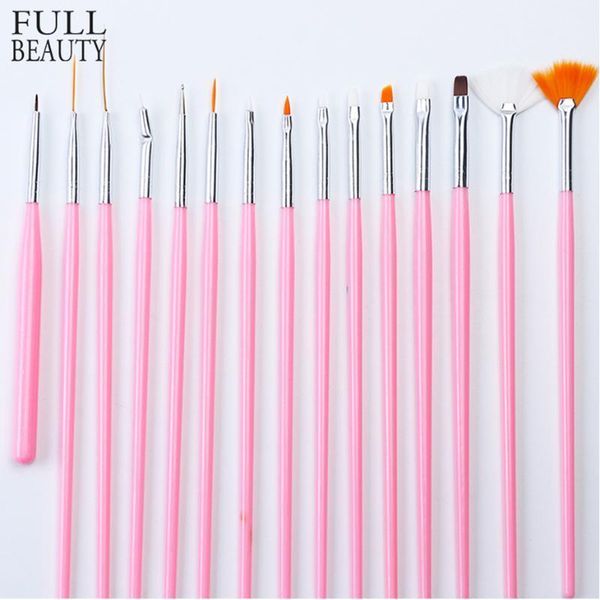 15pcs/set acrylic nail brush set gradient art dotting pen diy painting drawing liner for uv gel manicure tools ch10501, Yellow
15pcs/set acrylic nail brush set gradient art dotting pen diy painting drawing liner for uv gel manicure tools ch10501, Yellow