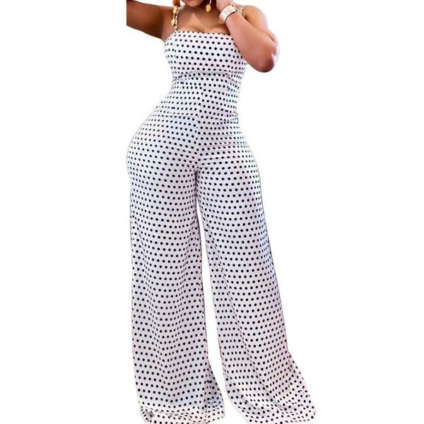 women's jumpsuits & rompers white spaghetti strap for women polka dot wide leg pants ladies bow tie summer beach holiday, Black;white
women's jumpsuits & rompers white spaghetti strap for women polka dot wide leg pants ladies bow tie summer beach holiday, Black;white