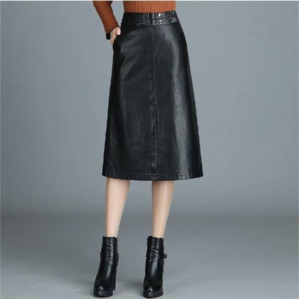 skirts spring autumn women pu leather high waist a-line elegant office work wear saias plus size j3311 2hli, Black
skirts spring autumn women pu leather high waist a-line elegant office work wear saias plus size j3311 2hli, Black