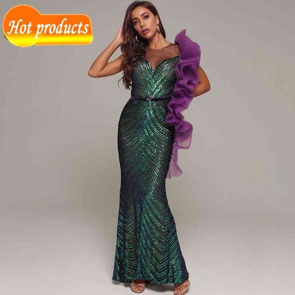 two piece dress you all in the grenn fashion purple sequins dribbling celebrity design stylish party maxi dress long x6ti, White
two piece dress you all in the grenn fashion purple sequins dribbling celebrity design stylish party maxi dress long x6ti, White