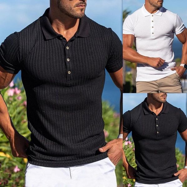 men's polos gym shirt men fashion turn neck short sleeve knitted sports slim fit fitness bodybuilding workout summer clothing, White;black
men's polos gym shirt men fashion turn neck short sleeve knitted sports slim fit fitness bodybuilding workout summer clothing, White;black