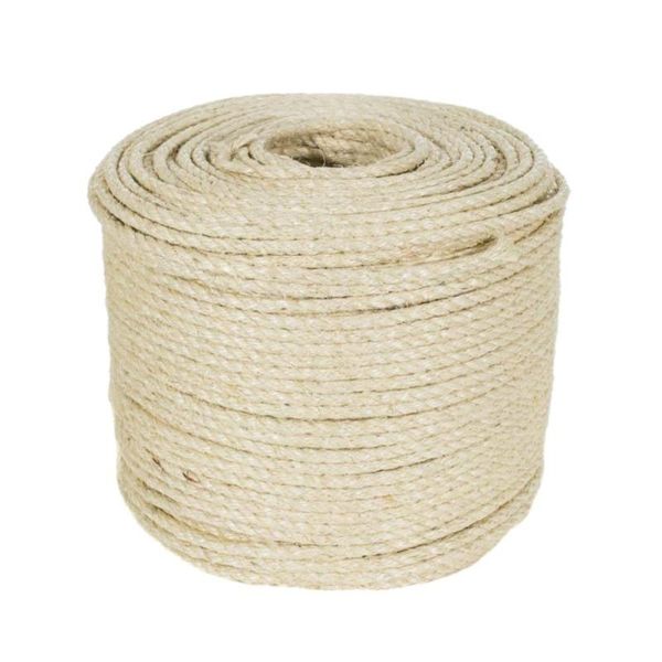 cat toys 3/5m natural sisal rope scratching post making diy desk foot chair legs binding material for sharpen claw *
cat toys 3/5m natural sisal rope scratching post making diy desk foot chair legs binding material for sharpen claw *