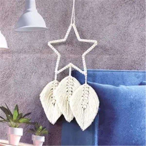 decorative objects & figurines tassel star dream catcher with long macrame leaf handmade bohemian home decor decoration art gift for girls k
decorative objects & figurines tassel star dream catcher with long macrame leaf handmade bohemian home decor decoration art gift for girls k