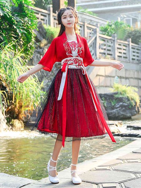 dress female junior hanfu student attire adolescent chinese traditional style clothing super fairy princess costume stylish 19z0, Black;gray
dress female junior hanfu student attire adolescent chinese traditional style clothing super fairy princess costume stylish 19z0, Black;gray