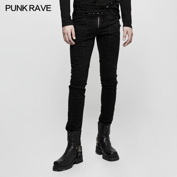 arrival punk rave gothic gothique black men's rock cool visual kei performance long pants k300
arrival punk rave gothic gothique black men's rock cool visual kei performance long pants k300
