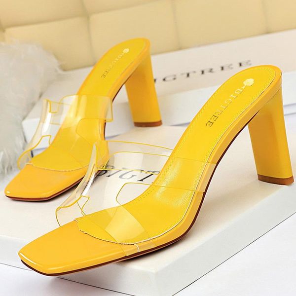 slippers 2021 summer women 9cm high heels chunky block lady transparent open toe yellow female stripper red shoes, Black
slippers 2021 summer women 9cm high heels chunky block lady transparent open toe yellow female stripper red shoes, Black