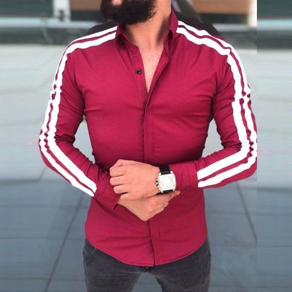 men's casual shirts men formal solid stripe long sleeve button business blouse comfortable slim fit collar, White;black
men's casual shirts men formal solid stripe long sleeve button business blouse comfortable slim fit collar, White;black