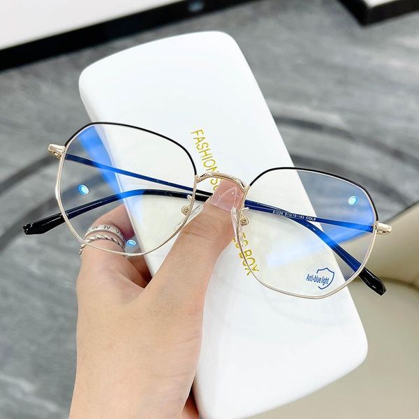 fashion sunglasses frames vintage anti blue light glasses frame round lens myopia optical mirror simple metal women men transparent eyewear, Black
fashion sunglasses frames vintage anti blue light glasses frame round lens myopia optical mirror simple metal women men transparent eyewear, Black